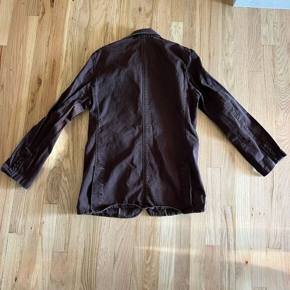 Breakwater dark brown Blazer Jacket Unlined Unstructured Mens small wedding - Picture 5 of 7